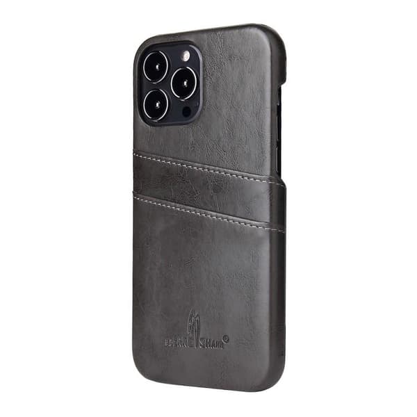 iPhone 14 Pro iskuja vaimentava korttipidike Retro Black