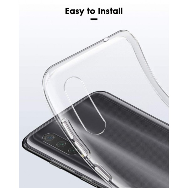 Xiaomi Mi A3 støtdempende silikonetui Simple Transparent
