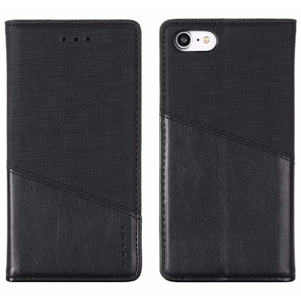 iPhone SE (2020 & 2022) Elegant etui i PU-læder med RFID-blok Black