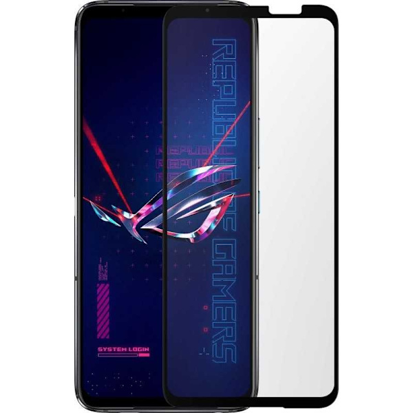 Rog Phone 6 / 6 Pro FullFrame 0,26 mm 2,5D 9H karkaistu lasi Transparent