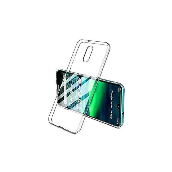 Nokia 2.3 iskuja vaimentava silikonikotelo Simple Transparent