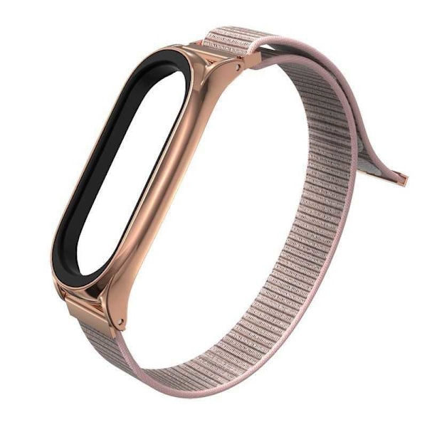 Urheilullinen käsivarsinauha Nylon Mi Band 7/7 NFC Rosenguld