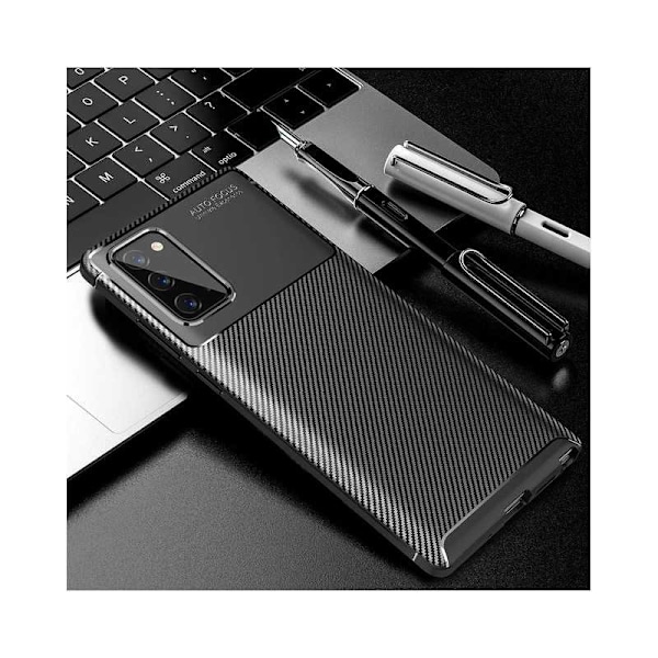 Samsung Note 20 Stöttåligt Slimmat Skal FullCarbon V4