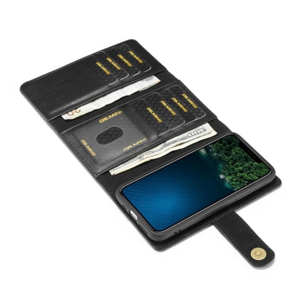 iPhone 11 Pro 14-SLOT Magnetic Mobile Wallet DG.Ming V2 Black