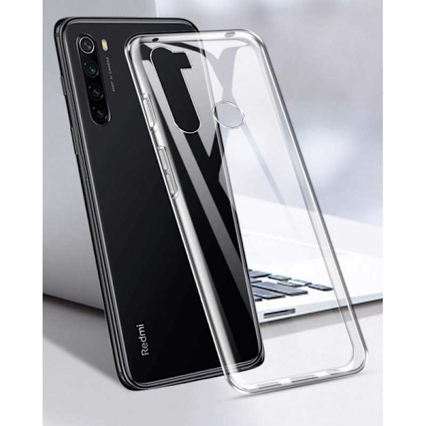 Xiaomi Redmi Note 8 stødabsorberende silikonebetræk Enkelt Transparent