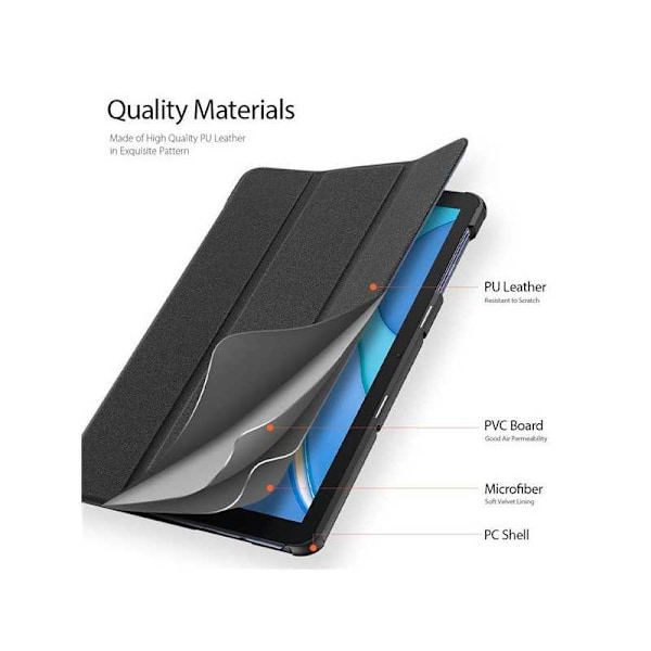 Huawei MediaPad T10/T10s Taske Dux Ducis Domo Sort Black