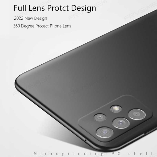 Samsung A33 5G Ultra tyndt matsort cover Basic V2 Black