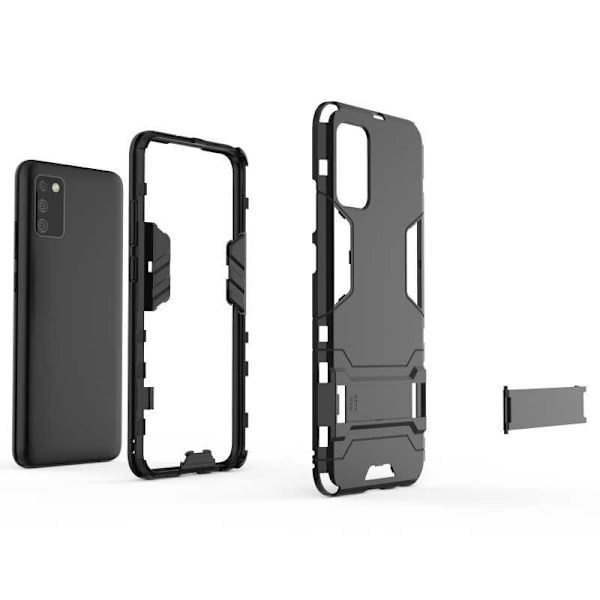 Samsung A02s Iskunkestävä kotelo jalustalla ThinArmor Black