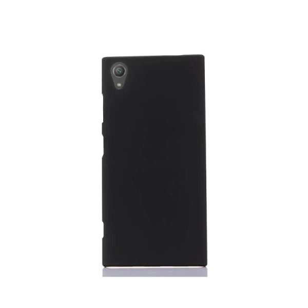 Xperia X Ultra tyndt gummibelagt mat sort cover Svart