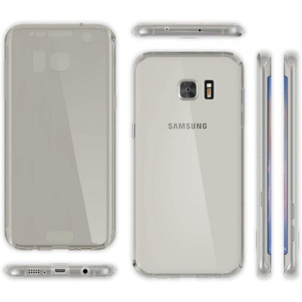 360° Full Cover Silikone Cover Samsung S7 Transparent