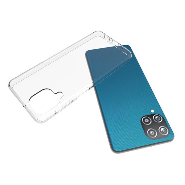 Samsung A22 4G iskuja vaimentava silikonikotelo Simple Transparent