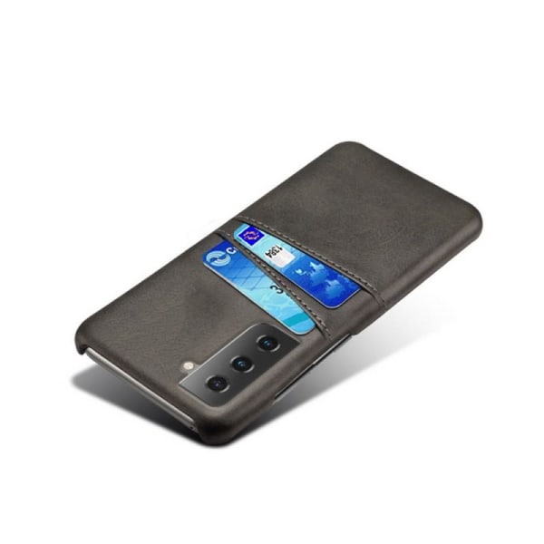Samsung S21 Plus Mobile Cover -korttikotelo Retro V2 Black