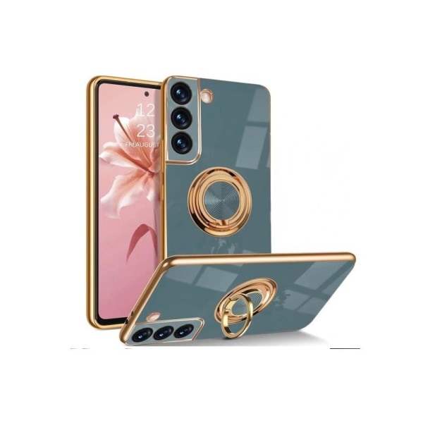 Samsung S23 FE Elegant & Stöttåligt Skal med Ringhållare Flawles Rosa
