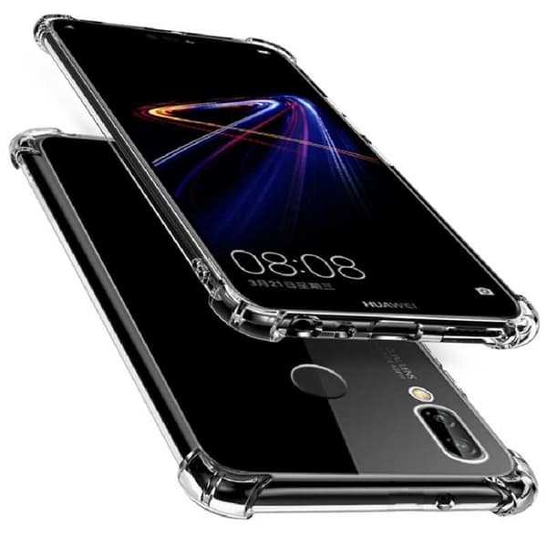 Huawei P20 Lite Iskunvaimennus Silikoni Shell Iskunvaimennin Transparent