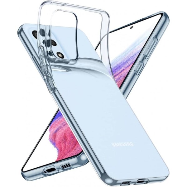 Samsung A72 5G stødabsorberende blødt cover Enkelt Transparent