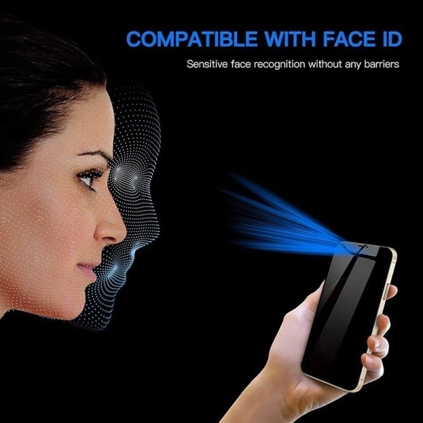 2-Pakk Samsung S24 Ultra privacy hærdet glas 0,26mm 2.5D 9H