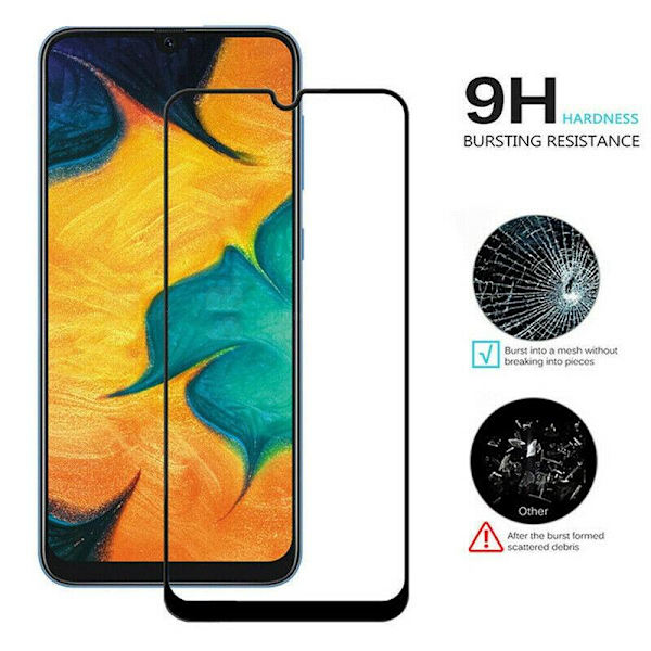 2-PACK OnePlus 7 FullFrame® 3D 0,26 mm 9H hærdet glas Transparent