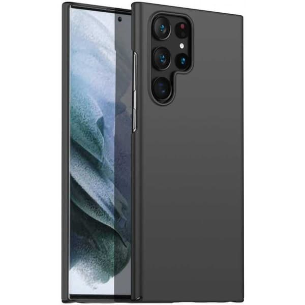Samsung S22 Ultra Tunt Mattsvart Skal Basic V2 Svart