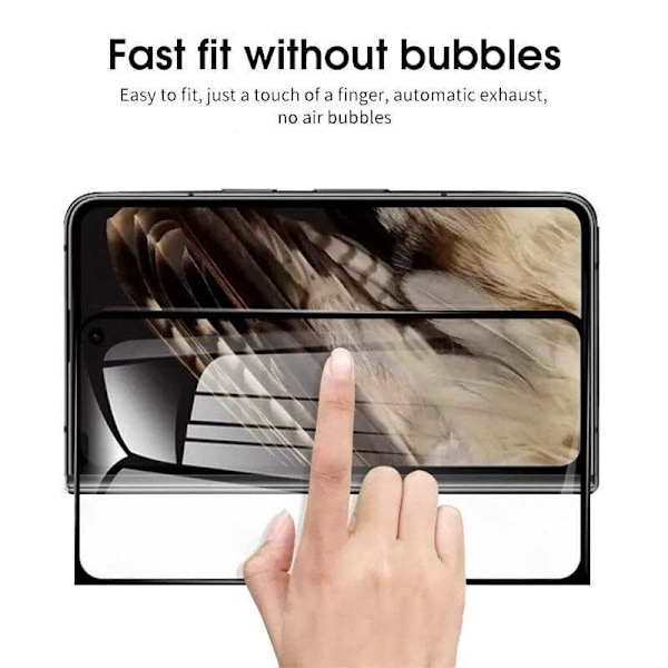 2-PACK Google Pixel Fold Härdat Glas 0.26mm 9H Fullframe Transparent