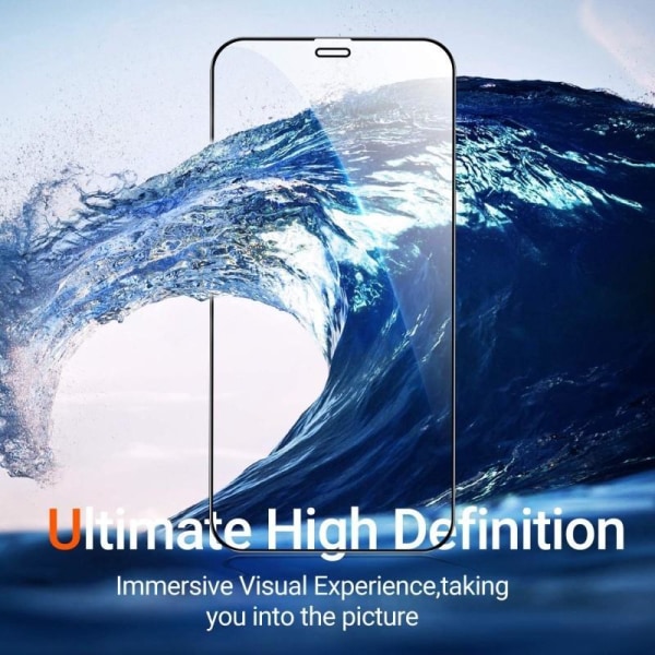 iPhone 13 Härdat Glas 0.26mm 9H Fullframe Transparent