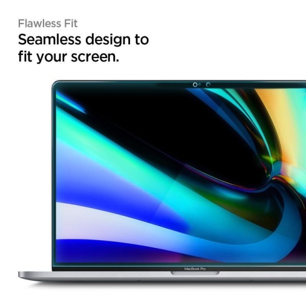 MacBook Pro 16" 2019-2020 Härdat Glas 9H Spigen Glass FC Transparent