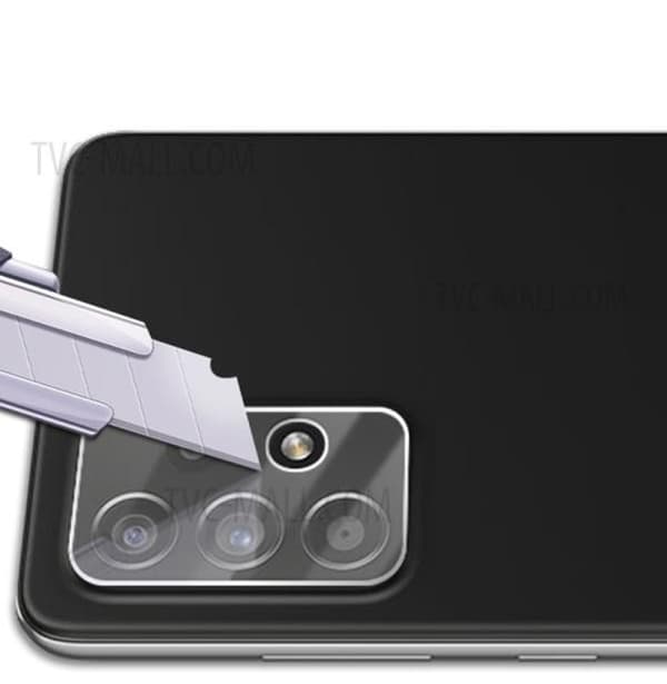 2-PACK Samsung A73 5G Kamera Linsskydd Transparent
