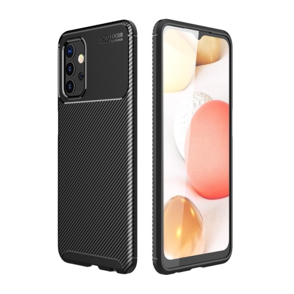 Samsung A13 4G stødsikkert tyndt cover FullCarbon V4 Black