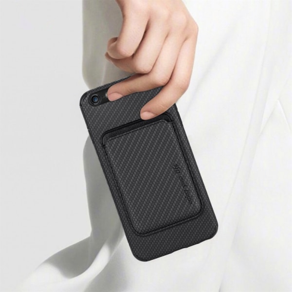 OnePlus 11 Stöttåligt skal med Magnetisk Korthållare Magsafe RFI Svart