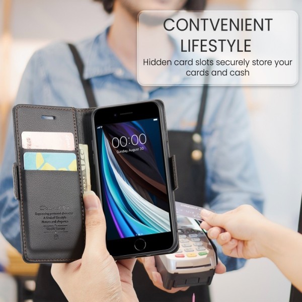 CaseMe Skin Pro kotelo iPhone 6/7/8/SE 2020/SE 2022 RFID Transparent