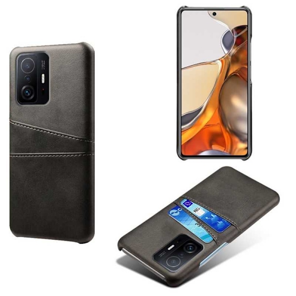 Xiaomi Mi 11T / 11T Pro stødabsorberende kortholder Retro V2 Black