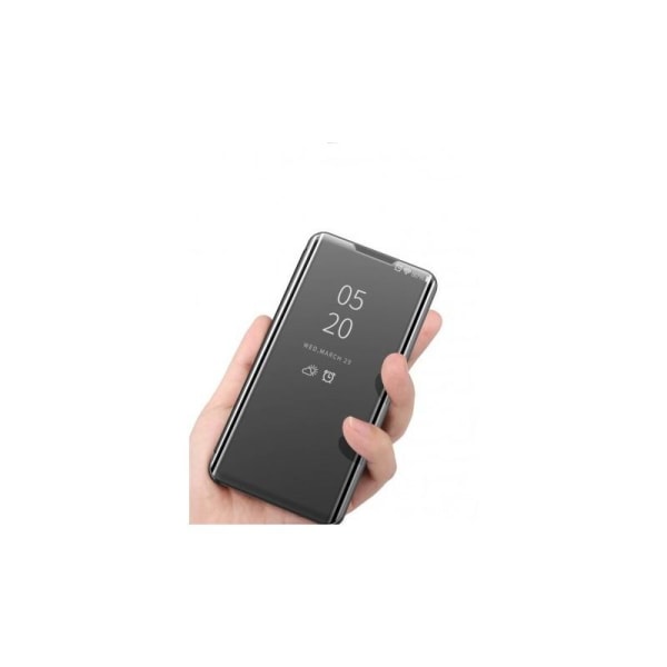 Samsung S22 Plus Flip Case Clear View Standing V2 Rocket Black