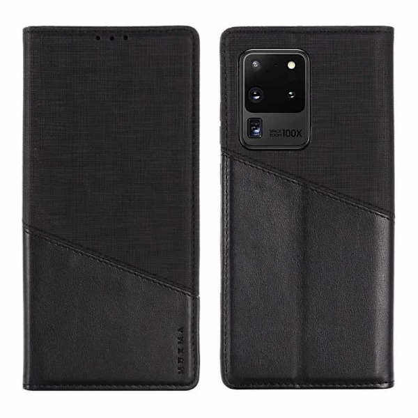 Samsung S20 Ultra Elegant Fodral i PU-Läder med RFID Block Svart
