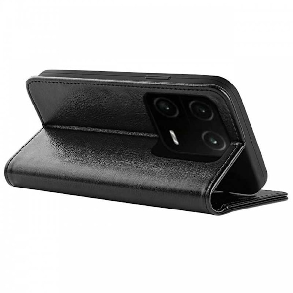 Xiaomi 13 Plånboksfodral PU-Läder 4-FACK Svart