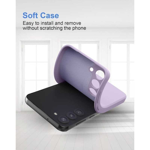 Samsung S21 FE kumoitu Matte Shell Liquid - Lila