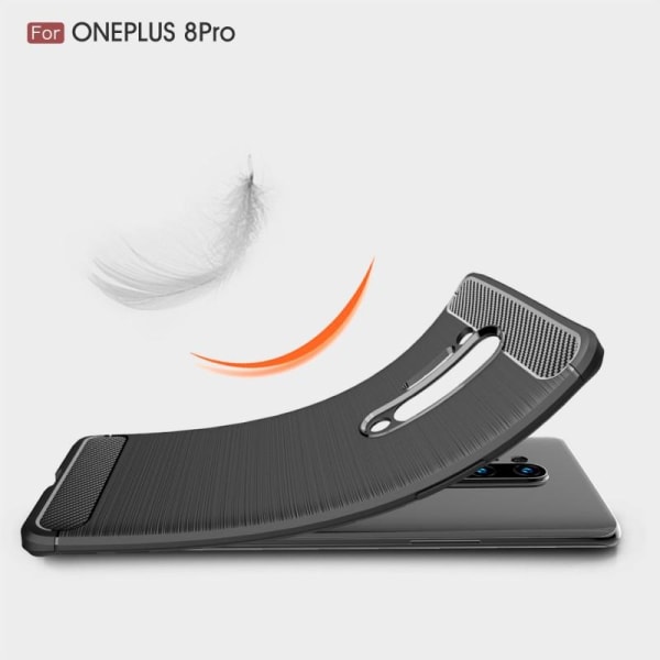 OnePlus 8 Pro Støtsikker Shell SlimCarbon Black