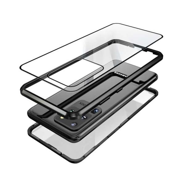 Samsung S20 Plus Privacy Comprehensive Premium Cover Glassback V4 Transparent