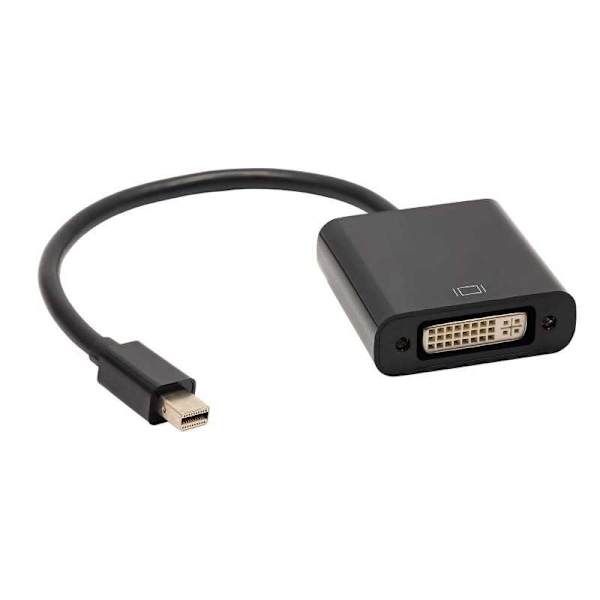 Signaalimuunnin Mini DisplayPort (m) / DVI (f) -sovitin Black