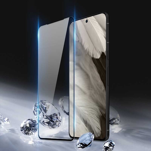 2-PACK Google Pixel 7A FullFrame 0,26 mm 2,5D 9H hærdet glas Transparent