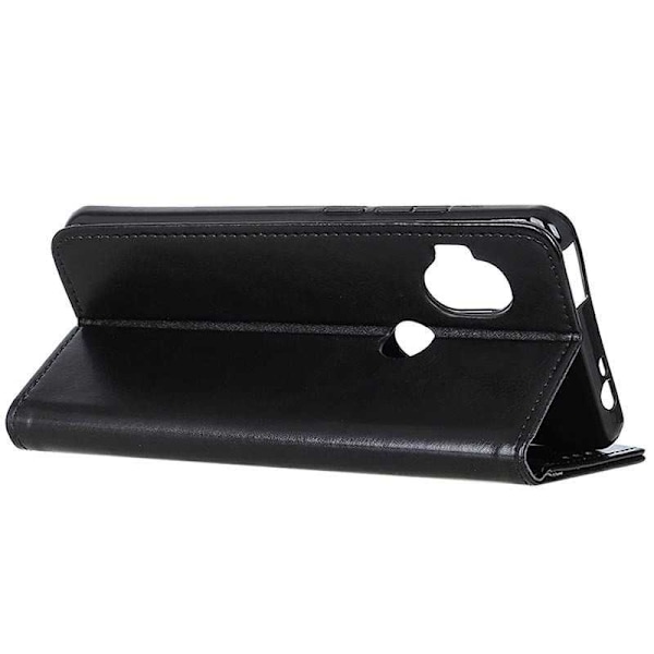 Motorola One Hyper Wallet Case PU Læder 4 RUMMET Black
