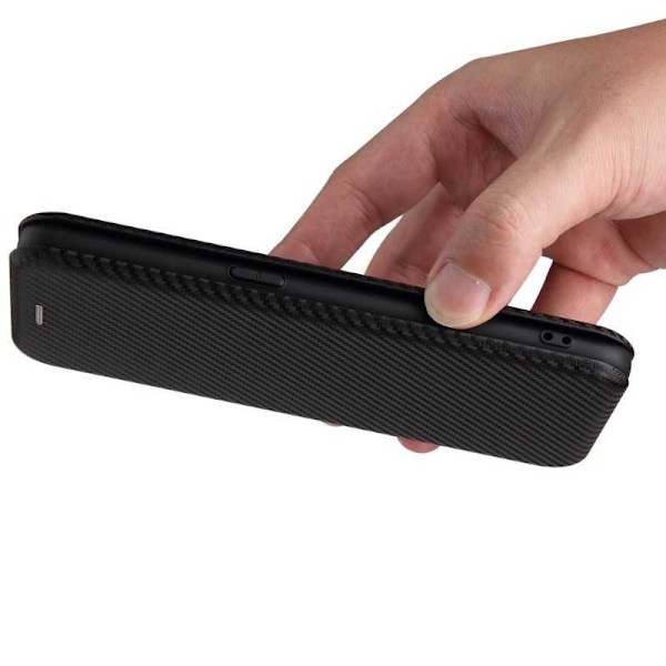 OnePlus Nord N10 Flip Case -korttipaikka CarbonDreams Black