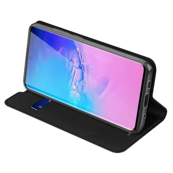 Samsung S20 Ultra Flipfodral Skin Pro med Kortfack Svart