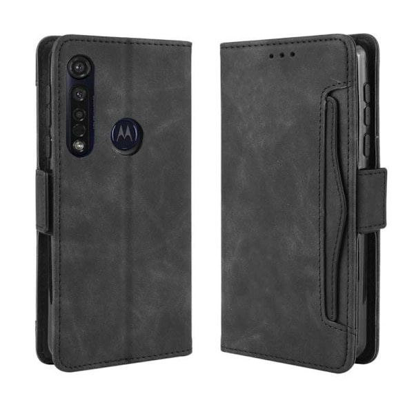 Motorola Moto G8 Plus Plånboksfodral PU-Läder 6-FACK Winston V3 Svart