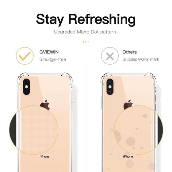 iPhone XS Iskunvaimennus Silikoni Shell Shockr Transparent