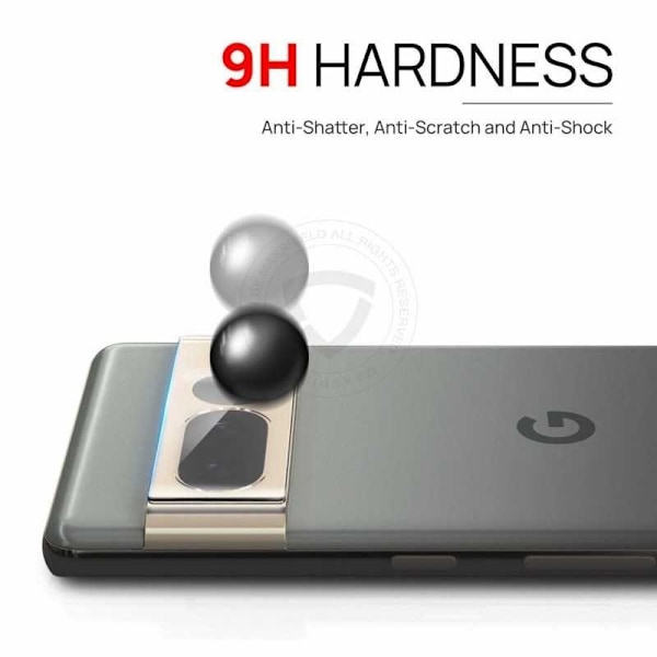 Google Pixel 8a Kamera Linsskydd Härdat Glas