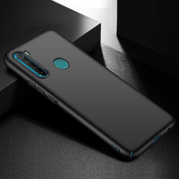 Redmi Note 8 Ultra-tynn gummibelagt Matt Black Cover Basic V2 Black