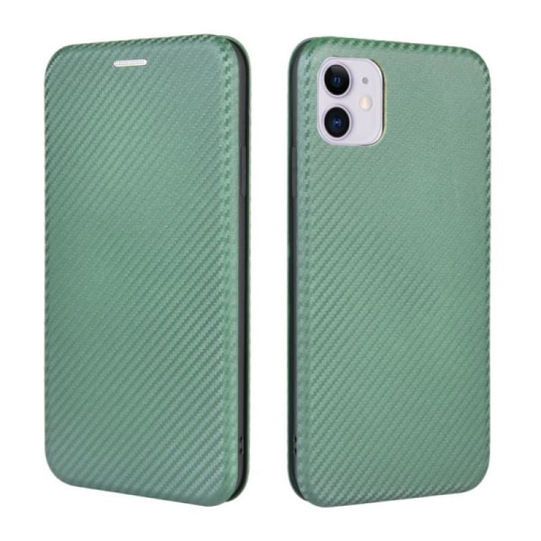 iPhone 11 Flip Case -korttipaikka CarbonDreams Green Green