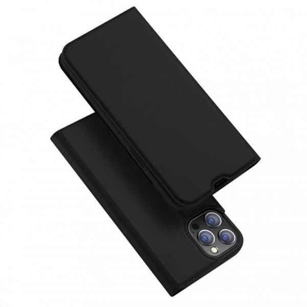 iPhone 13 Pro Max Flip Case Smooth -korttipaikka Black
