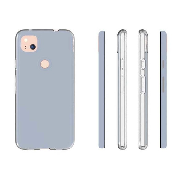Google Pixel 4a 4G/LTE stødabsorberende blødt etui Enkelt Transparent