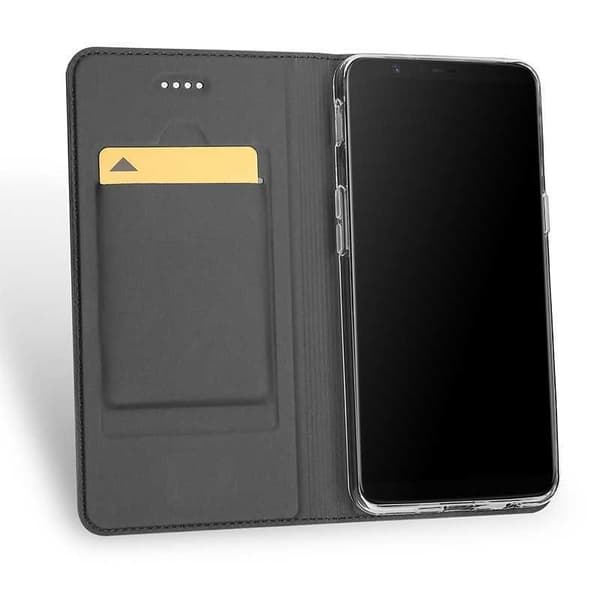 OnePlus 5T Flip Case Smooth -korttipaikka Svart
