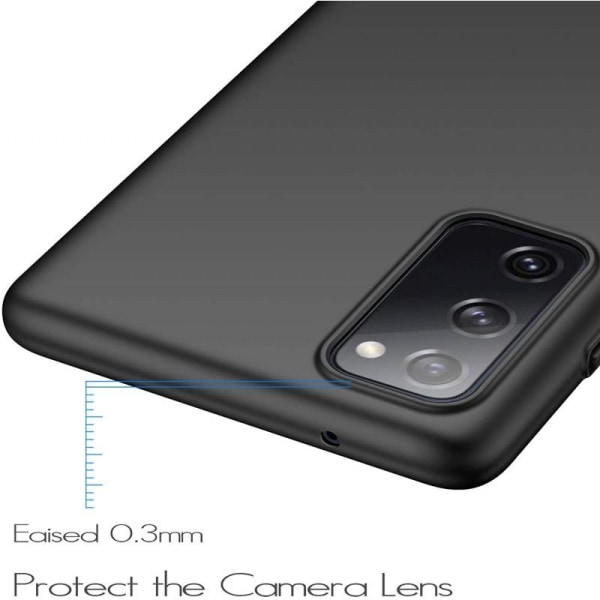 OnePlus 8T Ultra-ohut kumipinnoitettu mattamusta Cover Basic V2 Black